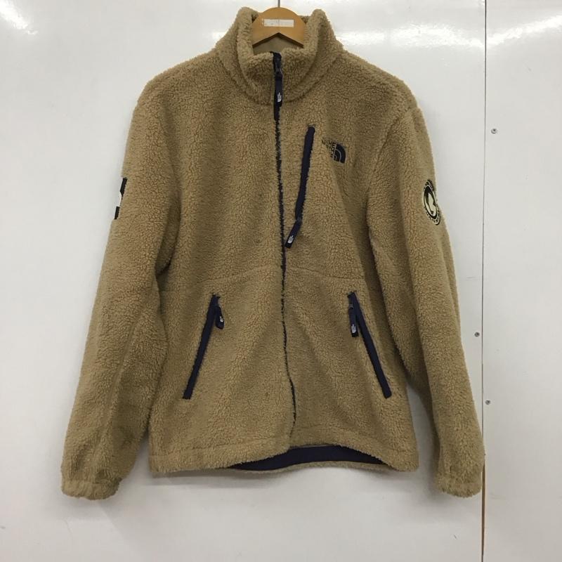 ザノースフェイス THE NORTH FACE ジャケット、上着 ジャンパー、ブルゾン ジップアップジャケット ボアジャケット アウター M ロゴ、文字 ベージュ / ベージュ / beige メンズ USED 古着 中古 10155603