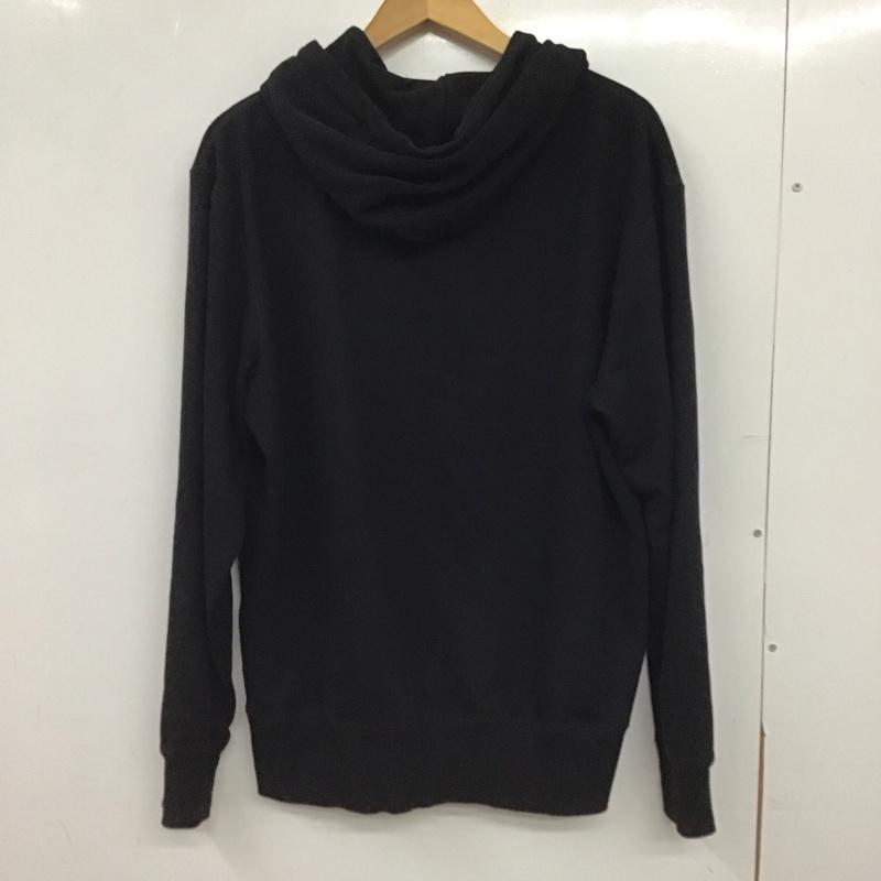 チャンピオン Champion パーカー 長袖 長袖パーカー プルオーバーパーカー スウェット XXL ロゴ、文字 黒 / ブラック / black メンズ USED 古着 中古 10155604