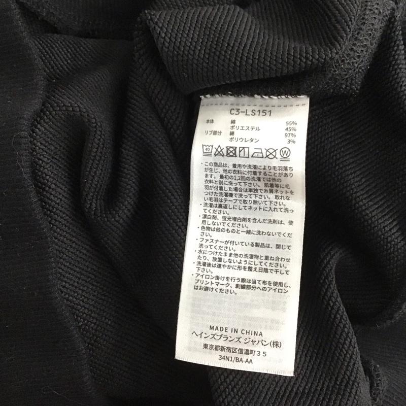 チャンピオン Champion パーカー 長袖 長袖パーカー プルオーバーパーカー スウェット XXL ロゴ、文字 黒 / ブラック / black メンズ USED 古着 中古 10155604