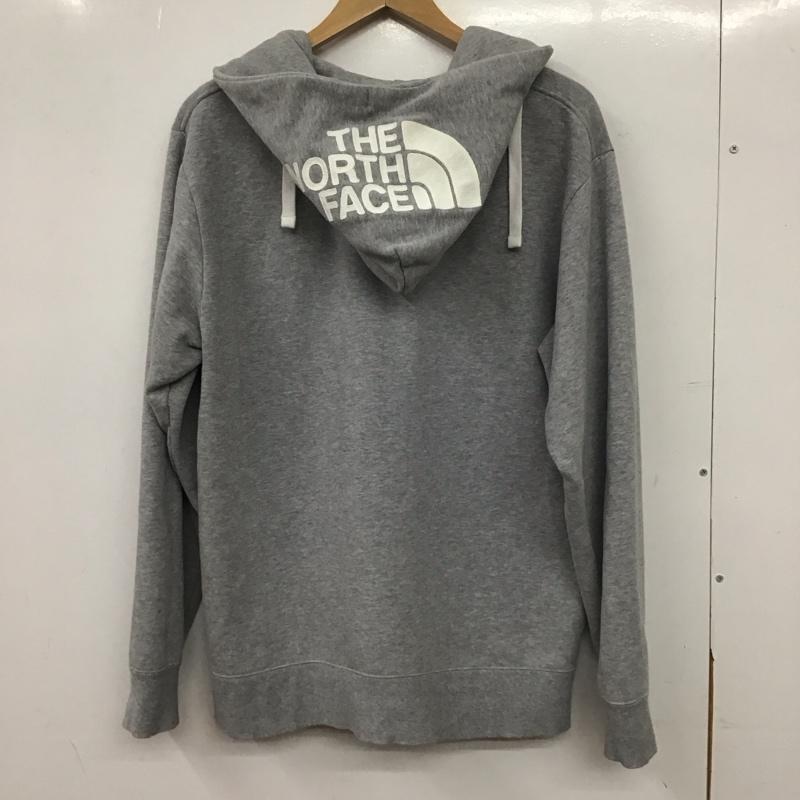 ザノースフェイス THE NORTH FACE パーカー 長袖 nt12340 RearviewFullZipHoodie ジップアップパーカー L ロゴ、文字 灰 / グレー / gray メンズ USED 古着 中古 10155605