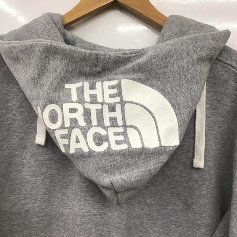 ザノースフェイス THE NORTH FACE パーカー 長袖 nt12340 RearviewFullZipHoodie ジップアップパーカー L ロゴ、文字 灰 / グレー / gray メンズ USED 古着 中古 10155605