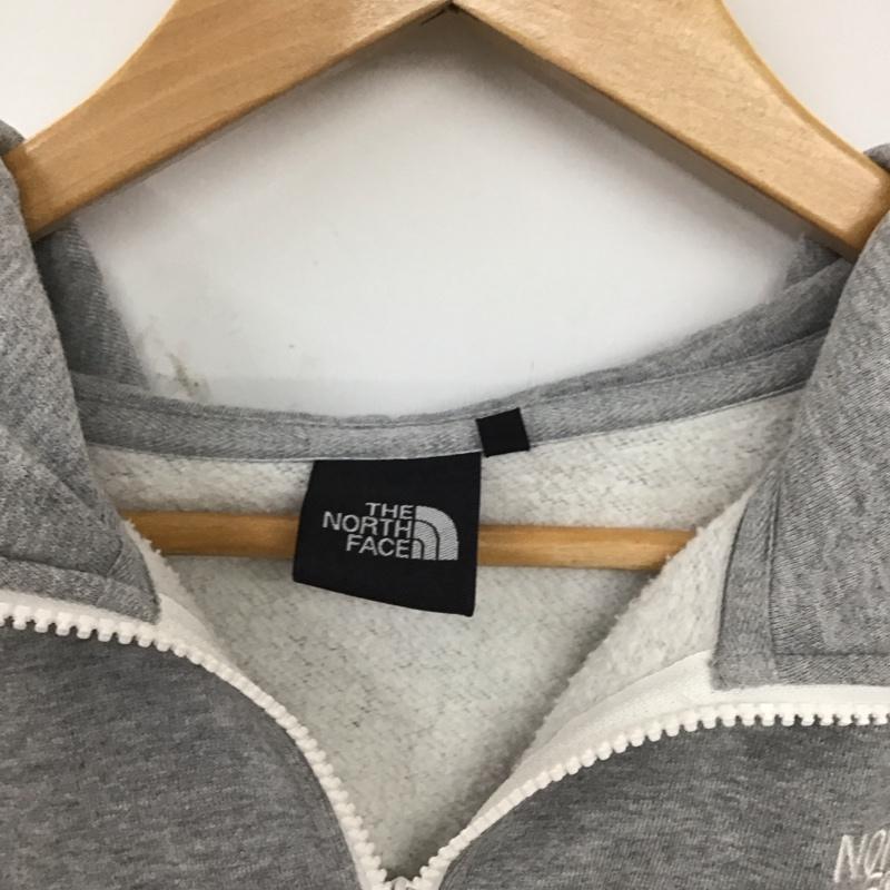 ザノースフェイス THE NORTH FACE パーカー 長袖 nt12340 RearviewFullZipHoodie ジップアップパーカー L ロゴ、文字 灰 / グレー / gray メンズ USED 古着 中古 10155605