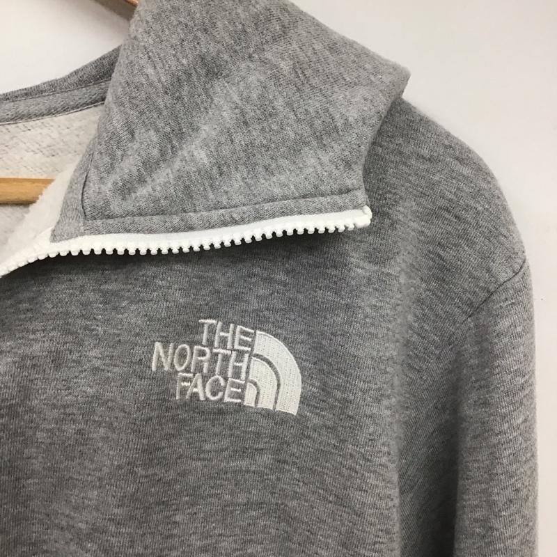 ザノースフェイス THE NORTH FACE パーカー 長袖 nt12340 RearviewFullZipHoodie ジップアップパーカー L ロゴ、文字 灰 / グレー / gray メンズ USED 古着 中古 10155605