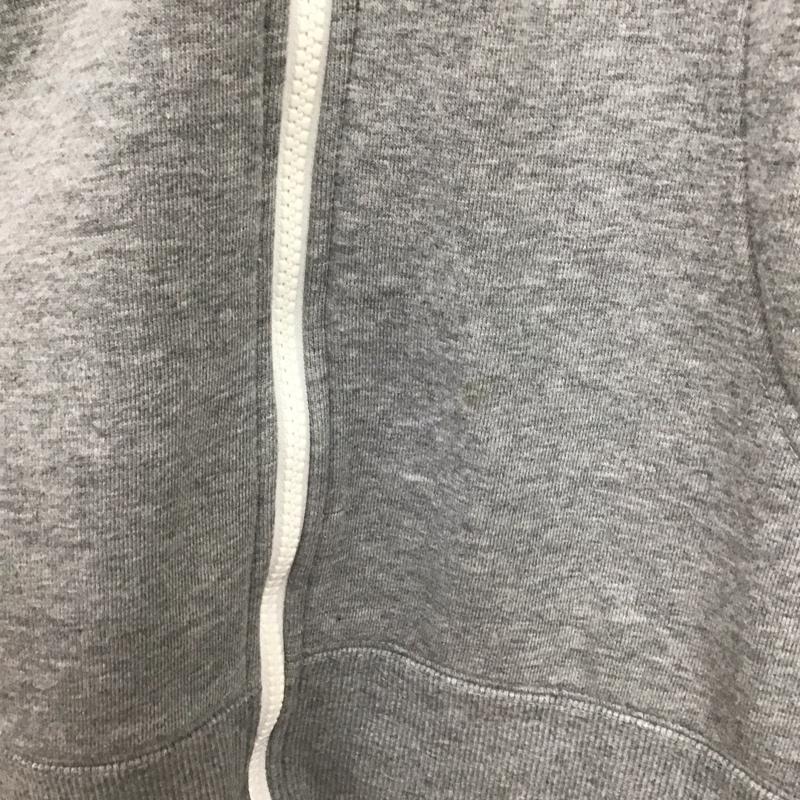 ザノースフェイス THE NORTH FACE パーカー 長袖 nt12340 RearviewFullZipHoodie ジップアップパーカー L ロゴ、文字 灰 / グレー / gray メンズ USED 古着 中古 10155605