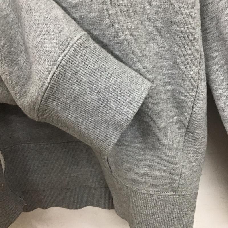 ザノースフェイス THE NORTH FACE パーカー 長袖 nt12340 RearviewFullZipHoodie ジップアップパーカー L ロゴ、文字 灰 / グレー / gray メンズ USED 古着 中古 10155605