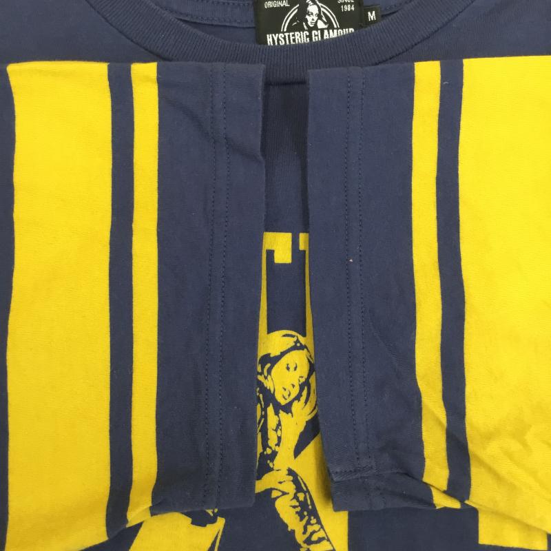 ヒステリックグラマー HYSTERIC GLAMOUR Tシャツ 半袖 HYSTERIC GLAMOUR HYS 76 Tシャツ 02202CT10 M プリント 紺 / ネイビー / navy メンズ USED 古着 中古 10155610