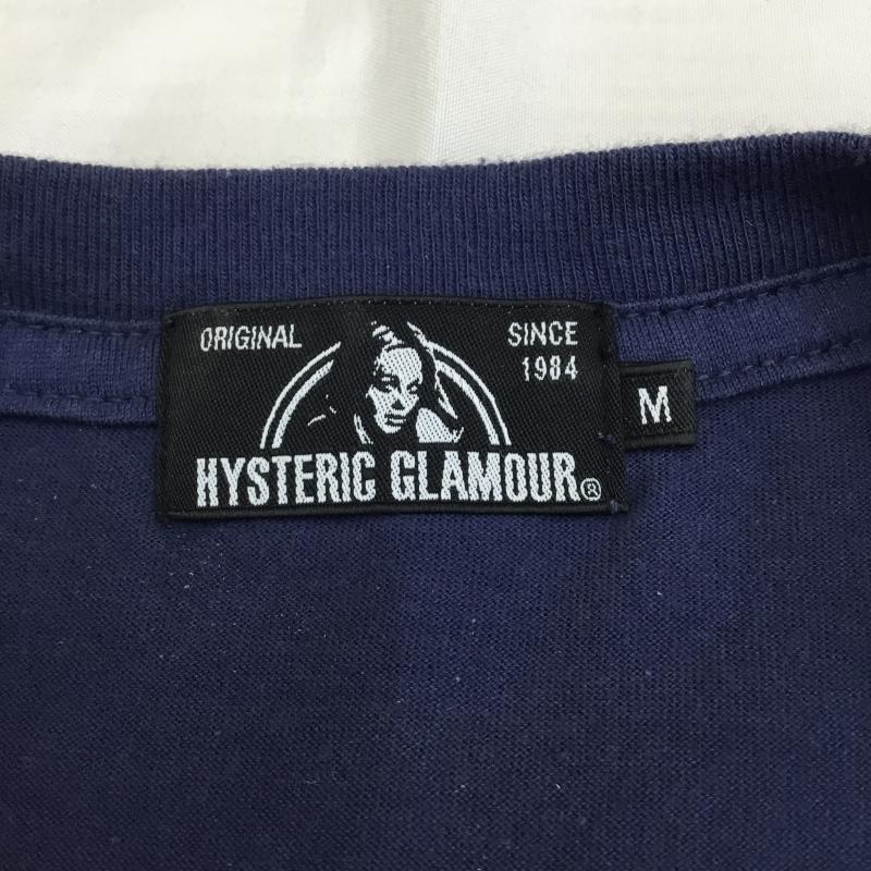 ヒステリックグラマー HYSTERIC GLAMOUR Tシャツ 半袖 HYSTERIC GLAMOUR HYS 76 Tシャツ 02202CT10 M プリント 紺 / ネイビー / navy メンズ USED 古着 中古 10155610
