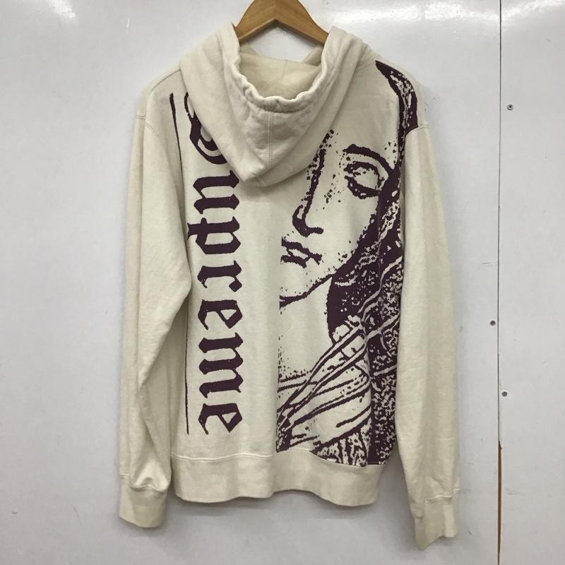 シュプリーム Supreme パーカー 長袖 2020SS MaryHoodedSweatshirt パーカー M ロゴ、文字 アイボリー / アイボリー / メンズ USED 古着 中古 10155611