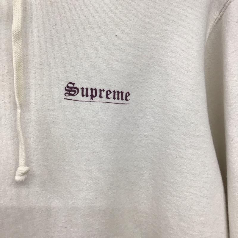 シュプリーム Supreme パーカー 長袖 2020SS MaryHoodedSweatshirt パーカー M ロゴ、文字 アイボリー / アイボリー / メンズ USED 古着 中古 10155611
