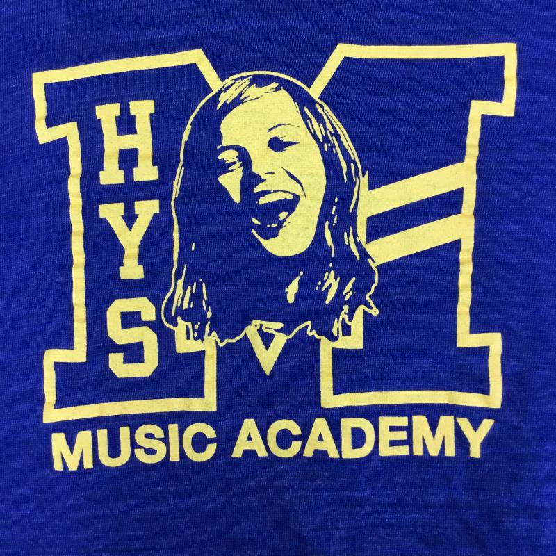 ヒステリックグラマー HYSTERIC GLAMOUR Tシャツ 半袖 HYSTERIC GLAMOUR MUSIC ACADEMY Tシャツ ネイビー M プリント 紺 / ネイビー / navy メンズ USED 古着 中古 10155612