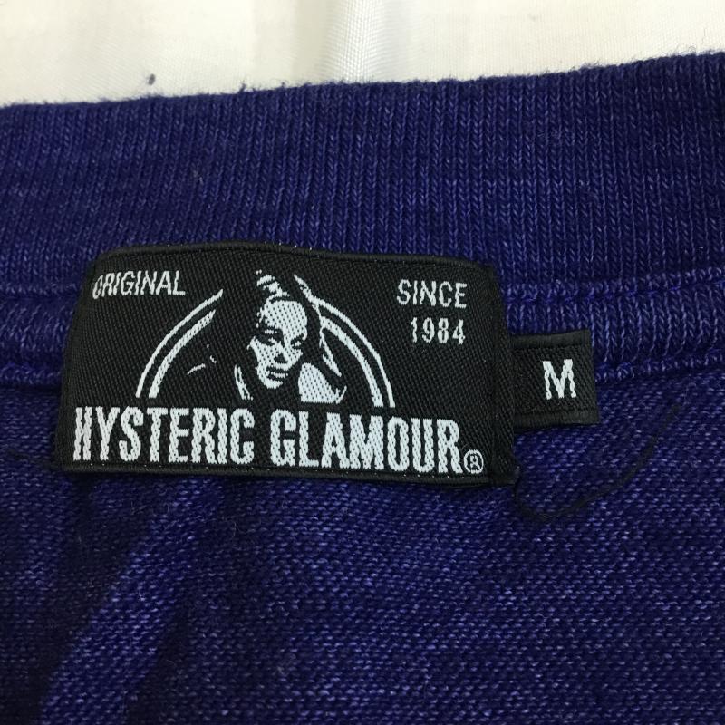 ヒステリックグラマー HYSTERIC GLAMOUR Tシャツ 半袖 HYSTERIC GLAMOUR MUSIC ACADEMY Tシャツ ネイビー M プリント 紺 / ネイビー / navy メンズ USED 古着 中古 10155612