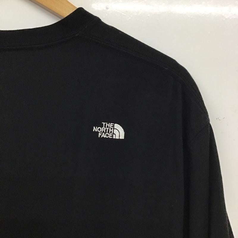ザノースフェイス THE NORTH FACE Tシャツ 半袖 nt32536 半袖カットソー プリントTシャツ L ロゴ、文字 黒 / ブラック / black メンズ USED 古着 中古 10155614