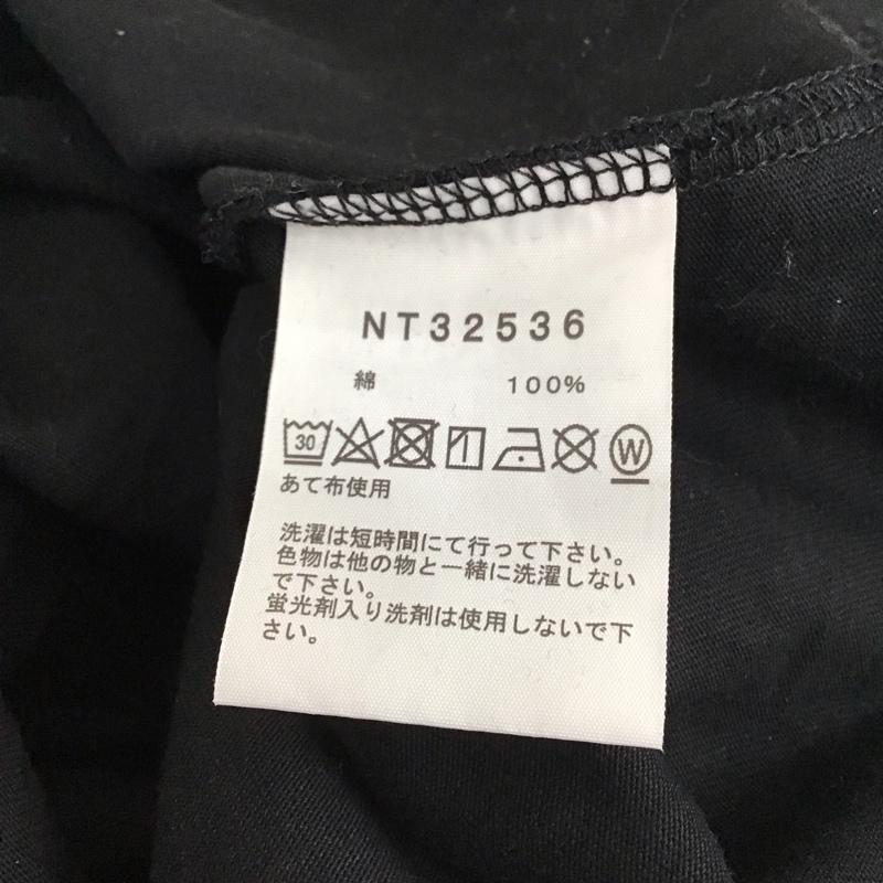 ザノースフェイス THE NORTH FACE Tシャツ 半袖 nt32536 半袖カットソー プリントTシャツ L ロゴ、文字 黒 / ブラック / black メンズ USED 古着 中古 10155614
