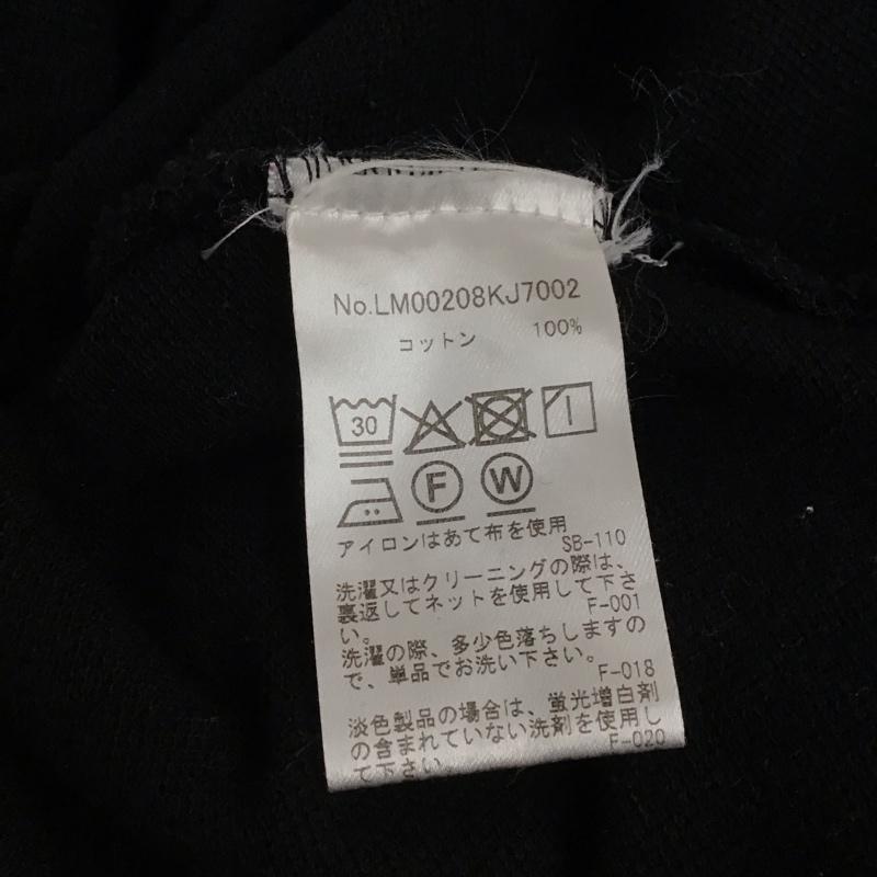 メゾンキツネ MAISON KITSUNE ポロシャツ 半袖 半袖ポロシャツ カラーシャツ 半袖カットソー M ロゴ、文字 黒 / ブラック / black メンズ USED 古着 中古 10155615