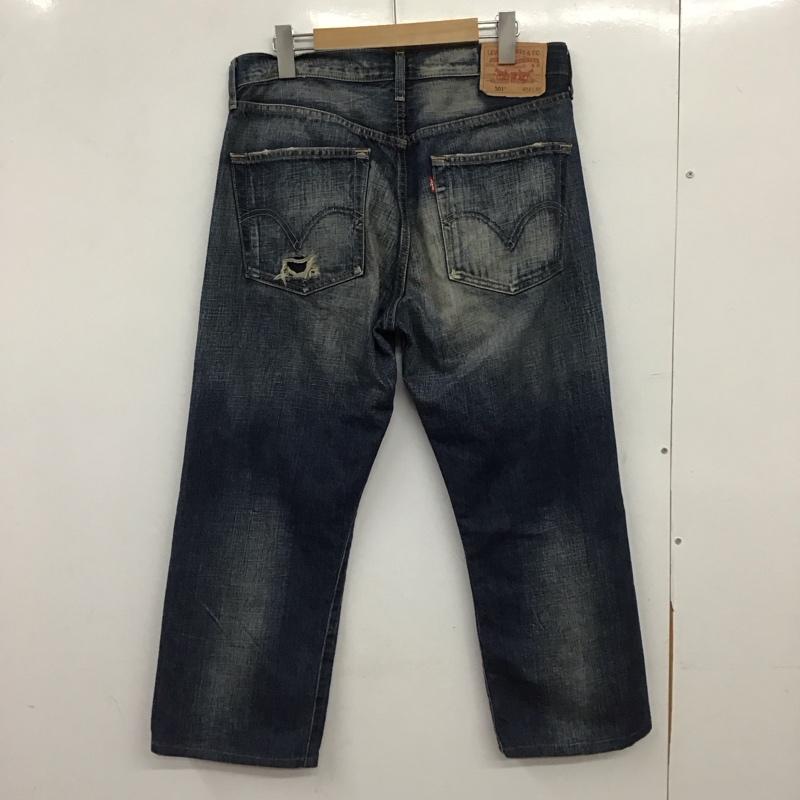 リーバイストラウスアンドコー Levi Strauss & co. パンツ デニム、ジーンズ デニムパンツ ワイドパンツ カジュアルパンツ 32インチ ダメージ加工 インディゴ / インディゴ / Indigo メンズ USED 古着 中古 10155616