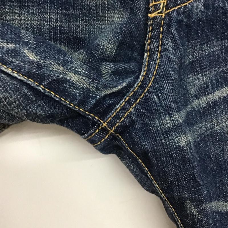リーバイストラウスアンドコー Levi Strauss & co. パンツ デニム、ジーンズ デニムパンツ ワイドパンツ カジュアルパンツ 32インチ ダメージ加工 インディゴ / インディゴ / Indigo メンズ USED 古着 中古 10155616