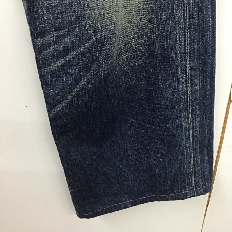 リーバイストラウスアンドコー Levi Strauss & co. パンツ デニム、ジーンズ デニムパンツ ワイドパンツ カジュアルパンツ 32インチ ダメージ加工 インディゴ / インディゴ / Indigo メンズ USED 古着 中古 10155616