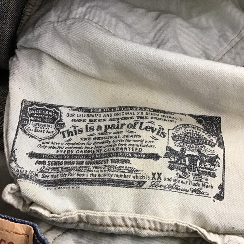 リーバイストラウスアンドコー Levi Strauss & co. パンツ デニム、ジーンズ デニムパンツ ワイドパンツ カジュアルパンツ 32インチ ダメージ加工 インディゴ / インディゴ / Indigo メンズ USED 古着 中古 10155616