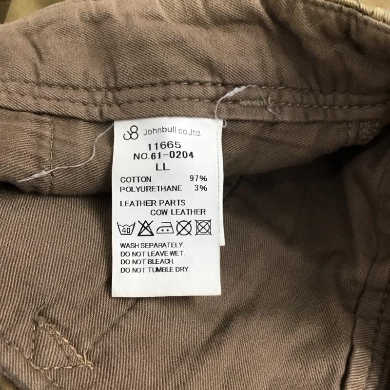 ジョンブル Johnbull パンツ チノパン チノパン ワイドパンツ カジュアルパンツ LL 無地 ベージュ / ベージュ / beige メンズ USED 古着 中古 10155618