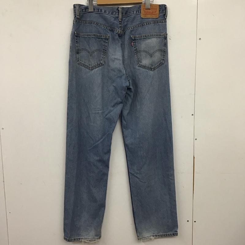 リーバイストラウスアンドコー Levi Strauss & co. パンツ デニム、ジーンズ デニムパンツ ワイドパンツ カジュアルパンツ 34インチ 無地 インディゴ / インディゴ / Indigo メンズ USED 古着 中古 10155620