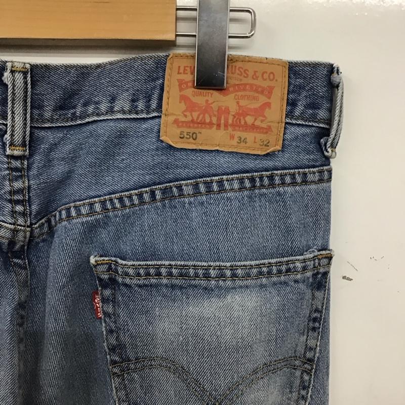 リーバイストラウスアンドコー Levi Strauss & co. パンツ デニム、ジーンズ デニムパンツ ワイドパンツ カジュアルパンツ 34インチ 無地 インディゴ / インディゴ / Indigo メンズ USED 古着 中古 10155620