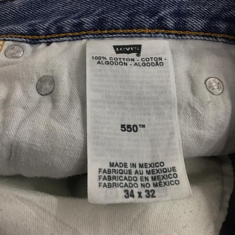リーバイストラウスアンドコー Levi Strauss & co. パンツ デニム、ジーンズ デニムパンツ ワイドパンツ カジュアルパンツ 34インチ 無地 インディゴ / インディゴ / Indigo メンズ USED 古着 中古 10155620