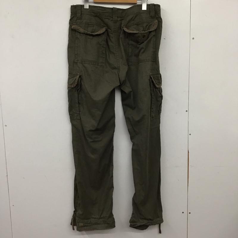 アバクロンビーアンドフィッチ ABERCROMBIE&FITCH パンツ ワークパンツ、ペインターパンツ スリムパンツ カーゴパンツ カジュアルパンツ L ロゴ、文字 カーキ / カーキ / khaki メンズ USED 古着 中古 10155622
