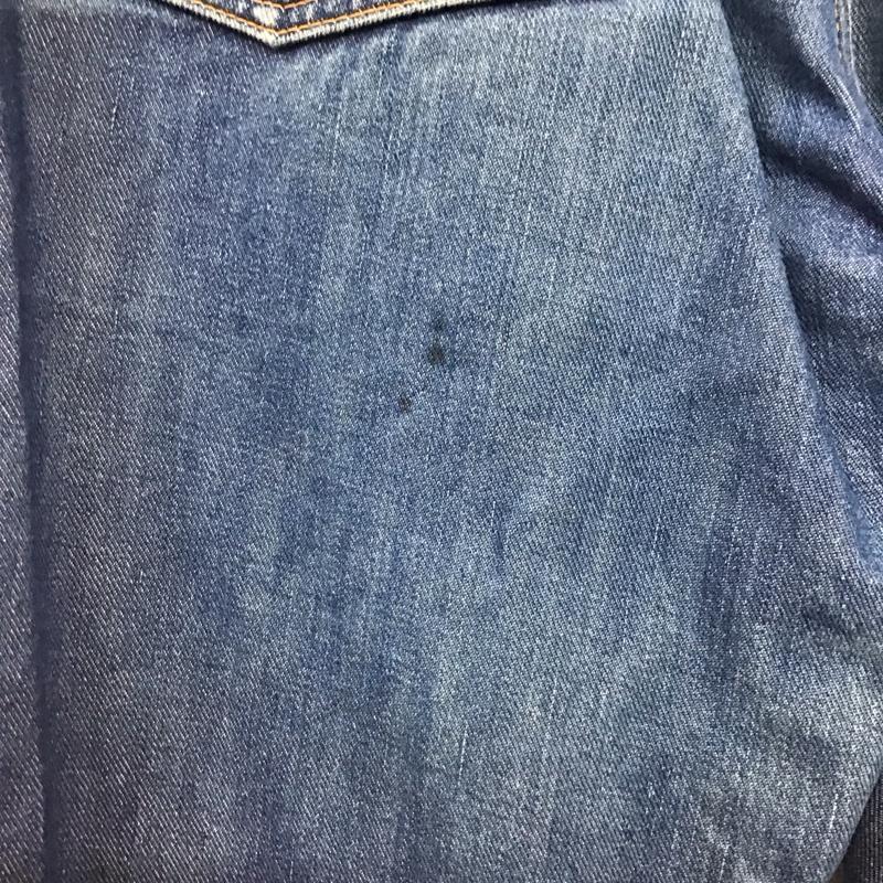 ラングラー Wrangler パンツ デニム、ジーンズ デニムパンツ ワイドパンツ カジュアルパンツ 32インチ 無地 インディゴ / インディゴ / Indigo メンズ USED 古着 中古 10155623