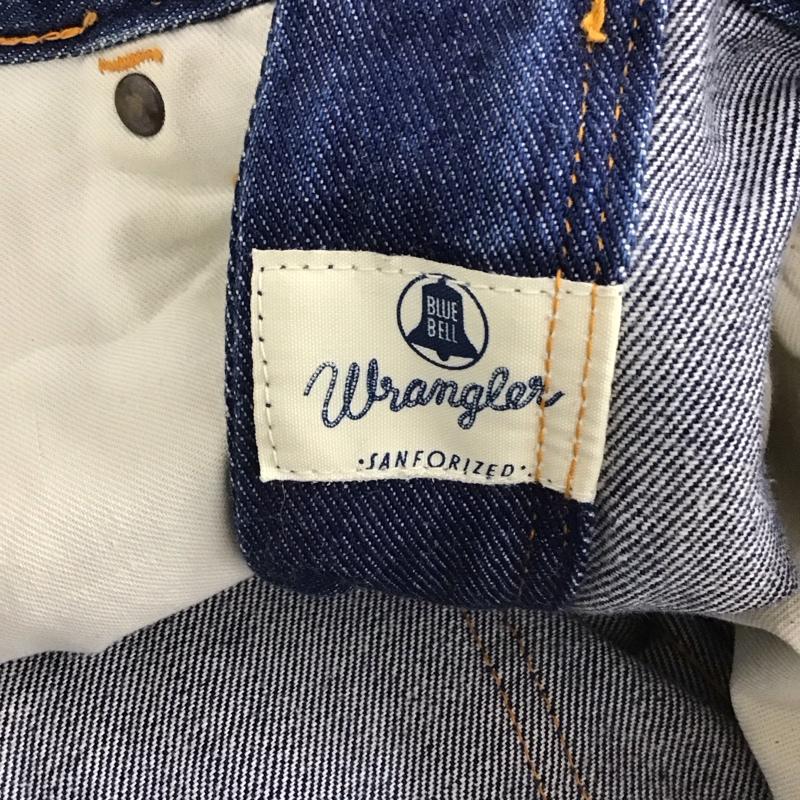 ラングラー Wrangler パンツ デニム、ジーンズ デニムパンツ ワイドパンツ カジュアルパンツ 32インチ 無地 インディゴ / インディゴ / Indigo メンズ USED 古着 中古 10155623