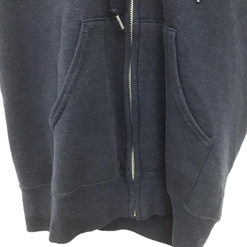リー Lee ベスト ベスト ジップアップベスト ノースリーブカットソー パーカー S 無地 紺 / ネイビー / navy メンズ USED 古着 中古 10155627