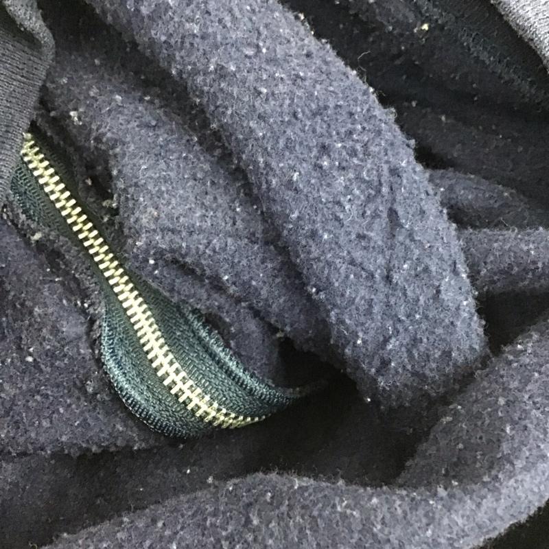 リー Lee ベスト ベスト ジップアップベスト ノースリーブカットソー パーカー S 無地 紺 / ネイビー / navy メンズ USED 古着 中古 10155627