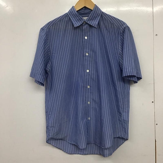 ユナイテッドアローズグリーンレーベルリラクシング UNITED ARROWS green label relaxing シャツ、ブラウス 半袖 半袖シャツ ストライプシャツ カラーシャツ S ストライプ 水色 / ライトブルー / メンズ USED 古着 中古 10155628