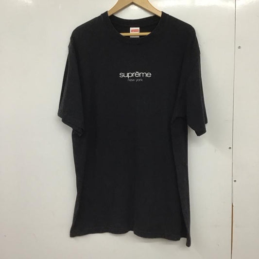 シュプリーム Supreme Tシャツ 半袖 半袖カットソー プリントTシャツ クルーネックカットソー L ロゴ、文字 ダークグレー / ダークグレー / メンズ USED 古着 中古 10155630