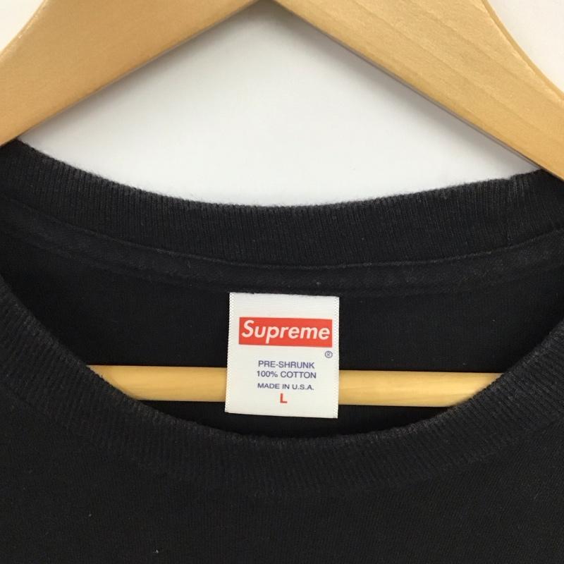 シュプリーム Supreme Tシャツ 半袖 半袖カットソー プリントTシャツ クルーネックカットソー L ロゴ、文字 ダークグレー / ダークグレー / メンズ USED 古着 中古 10155630