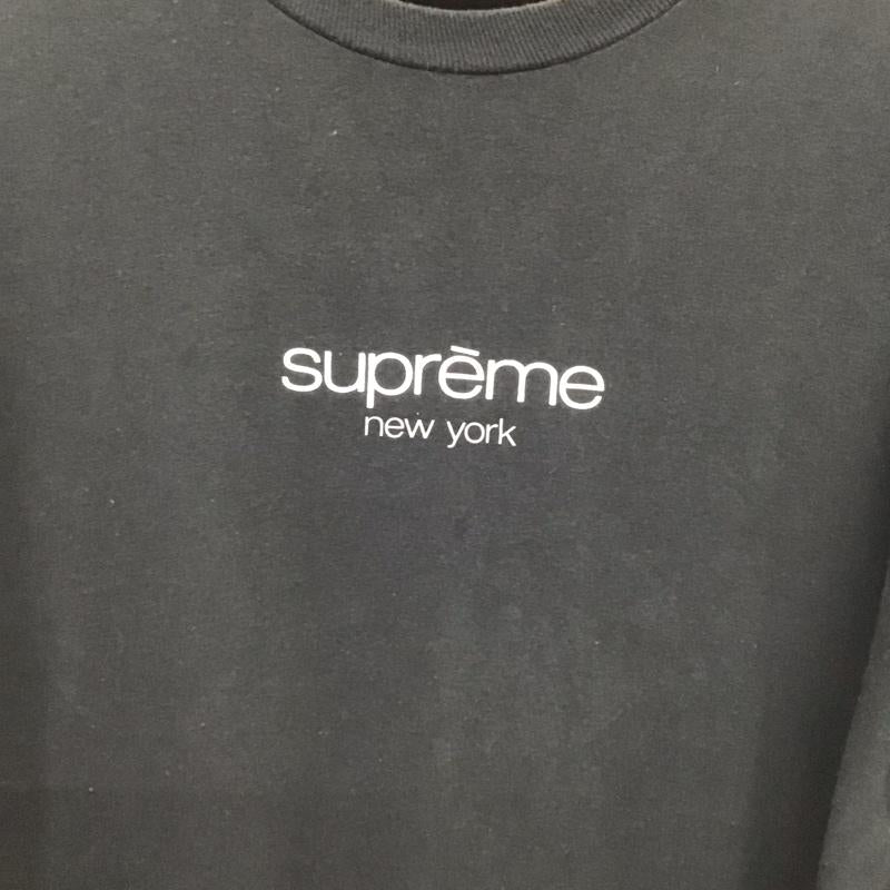 シュプリーム Supreme Tシャツ 半袖 半袖カットソー プリントTシャツ クルーネックカットソー L ロゴ、文字 ダークグレー / ダークグレー / メンズ USED 古着 中古 10155630