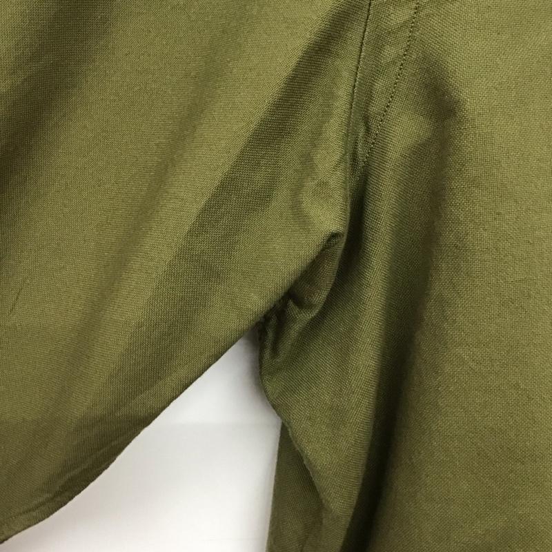 ラルフローレン RALPHLAUREN シャツ、ブラウス 長袖 長袖シャツ 無地シャツ カラーシャツ ボタンダウンシャツ M ロゴ、文字 カーキ / カーキ / khaki メンズ USED 古着 中古 10155633