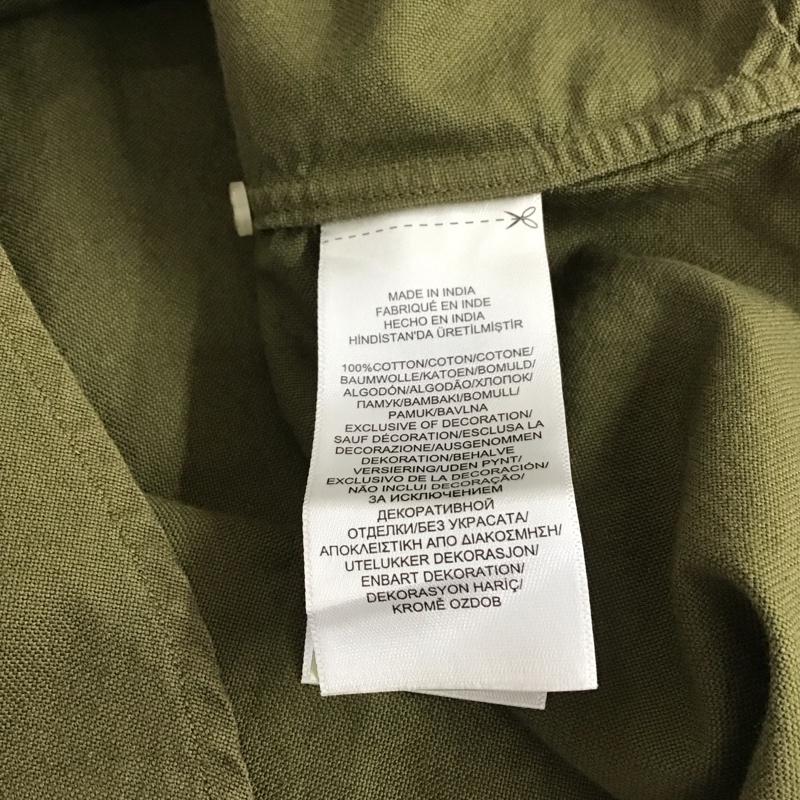 ラルフローレン RALPHLAUREN シャツ、ブラウス 長袖 長袖シャツ 無地シャツ カラーシャツ ボタンダウンシャツ M ロゴ、文字 カーキ / カーキ / khaki メンズ USED 古着 中古 10155633