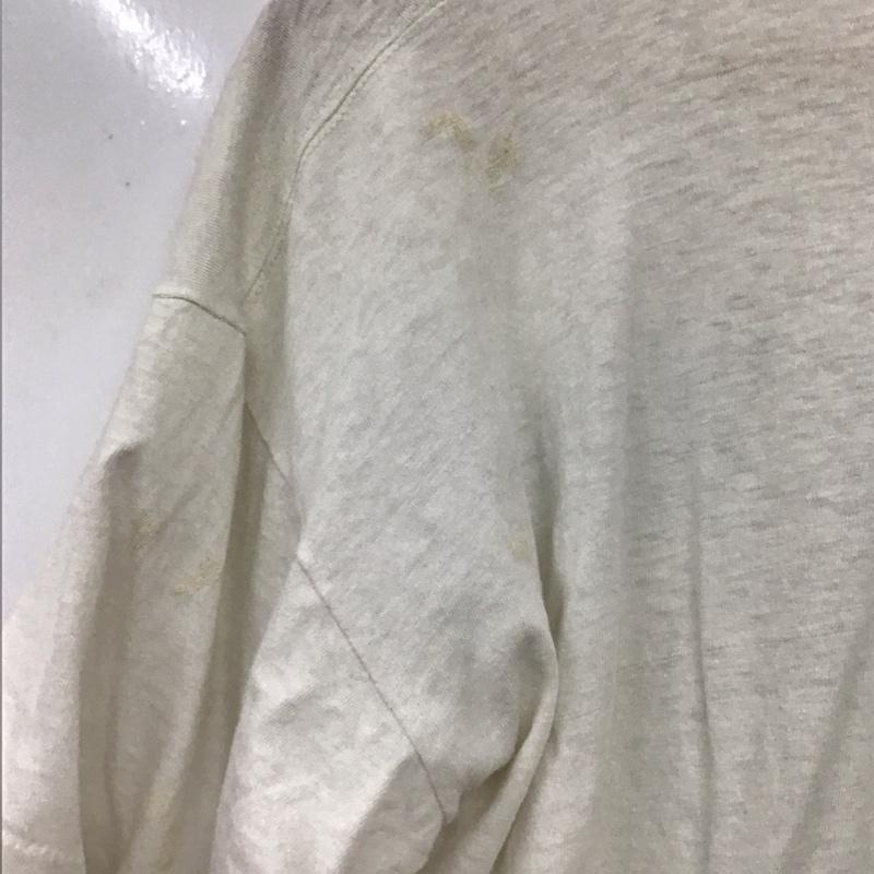 チャンピオン Champion Tシャツ 半袖 半袖カットソー プリントTシャツ クルーネックカットソー XL ロゴ、文字 アイボリー / アイボリー / メンズ USED 古着 中古 10155639