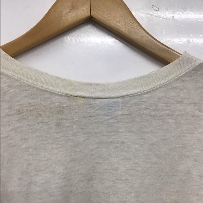 チャンピオン Champion Tシャツ 半袖 半袖カットソー プリントTシャツ クルーネックカットソー XL ロゴ、文字 アイボリー / アイボリー / メンズ USED 古着 中古 10155639