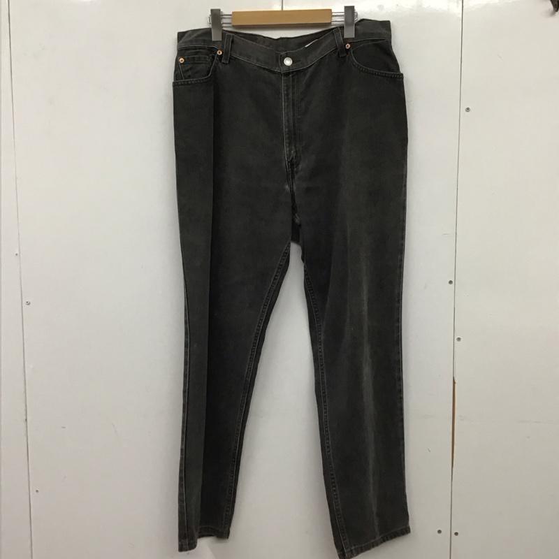 リーバイストラウスアンドコー Levi Strauss & co. パンツ デニム、ジーンズ デニムパンツ ワイドパンツ カジュアルパンツ 無地 ダークグレー / ダークグレー / メンズ USED 古着 中古 10155642