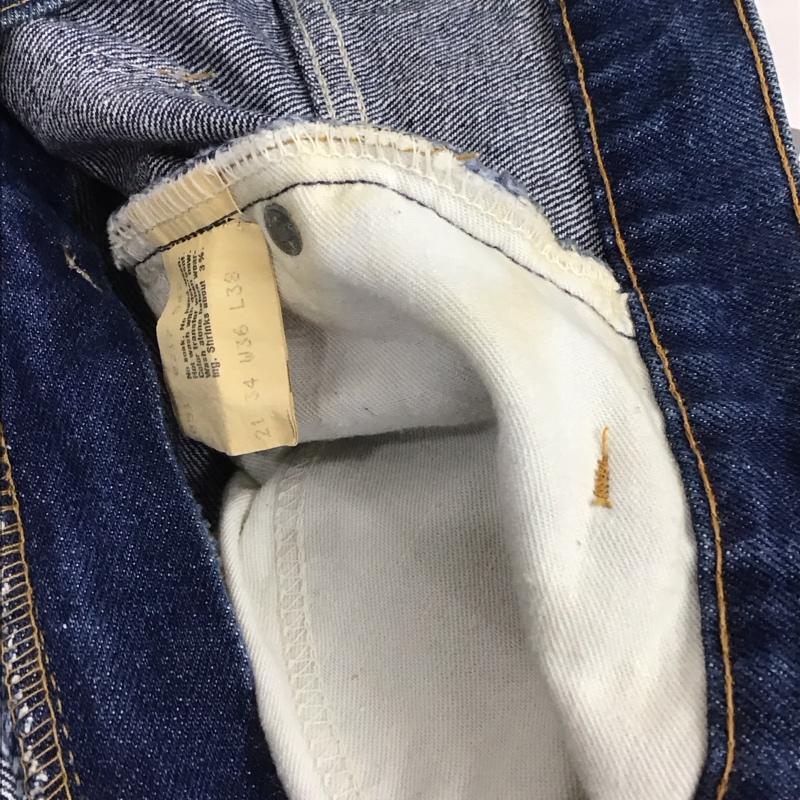 リーバイストラウスアンドコー Levi Strauss & co. パンツ デニム、ジーンズ デニムパンツ スリムパンツ カジュアルパンツ 36インチ 無地 インディゴ / インディゴ / Indigo メンズ USED 古着 中古 10155643
