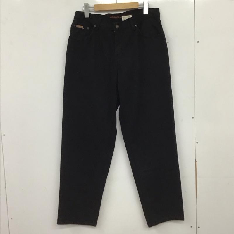 エディーバウアー Eddie Bauer パンツ デニム、ジーンズ デニムパンツ ワイドパンツ カジュアルパンツ 無地 黒 / ブラック / black メンズ USED 古着 中古 10155644
