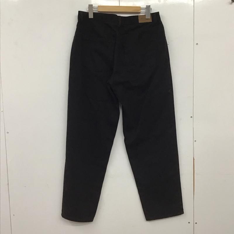 エディーバウアー Eddie Bauer パンツ デニム、ジーンズ デニムパンツ ワイドパンツ カジュアルパンツ 無地 黒 / ブラック / black メンズ USED 古着 中古 10155644