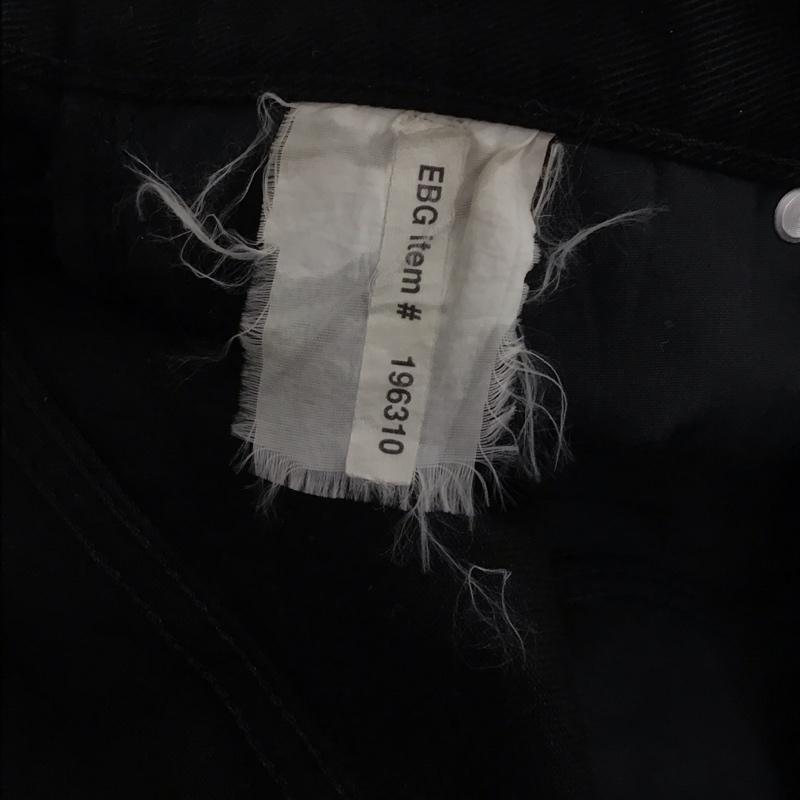 エディーバウアー Eddie Bauer パンツ デニム、ジーンズ デニムパンツ ワイドパンツ カジュアルパンツ 無地 黒 / ブラック / black メンズ USED 古着 中古 10155644