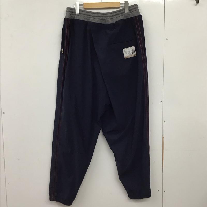 メゾンミハラヤスヒロ Maison MIHARA YASUHIRO パンツ ワークパンツ、ペインターパンツ a09pt581 twisteddoublewaistpants ワイドパンツ 46 ロゴ、文字 紺 / ネイビー / navy メンズ USED 古着 中古 10155645