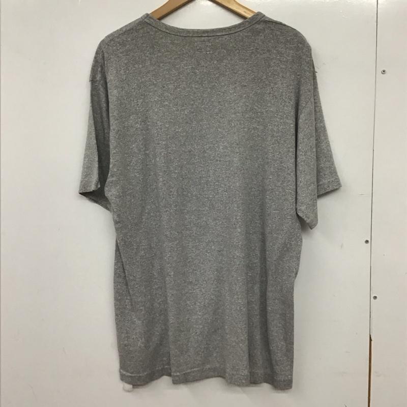 テンダーロイン TENDERLOIN Tシャツ 半袖 半袖カットソー プリントTシャツ クルーネックカットソー L ロゴ、文字 灰 / グレー / gray メンズ USED 古着 中古 10155646