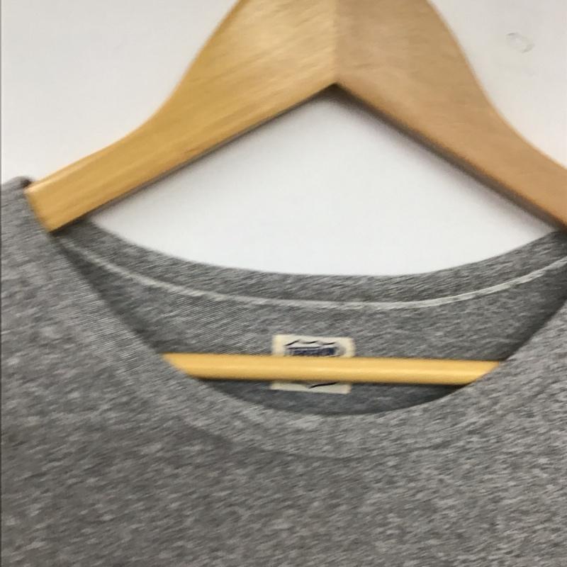 テンダーロイン TENDERLOIN Tシャツ 半袖 半袖カットソー プリントTシャツ クルーネックカットソー L ロゴ、文字 灰 / グレー / gray メンズ USED 古着 中古 10155646