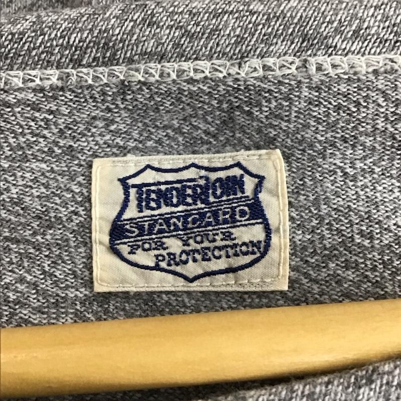 テンダーロイン TENDERLOIN Tシャツ 半袖 半袖カットソー プリントTシャツ クルーネックカットソー L ロゴ、文字 灰 / グレー / gray メンズ USED 古着 中古 10155646