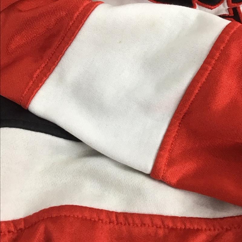 アディダス adidas トレーナー 長袖 長袖トレーナー スウェット クルーネック プルオーバー ロゴ、文字 白 / ホワイト / white X 赤 / レッド / red X 黒 / ブラック / black メンズ USED 古着 中古 10155647