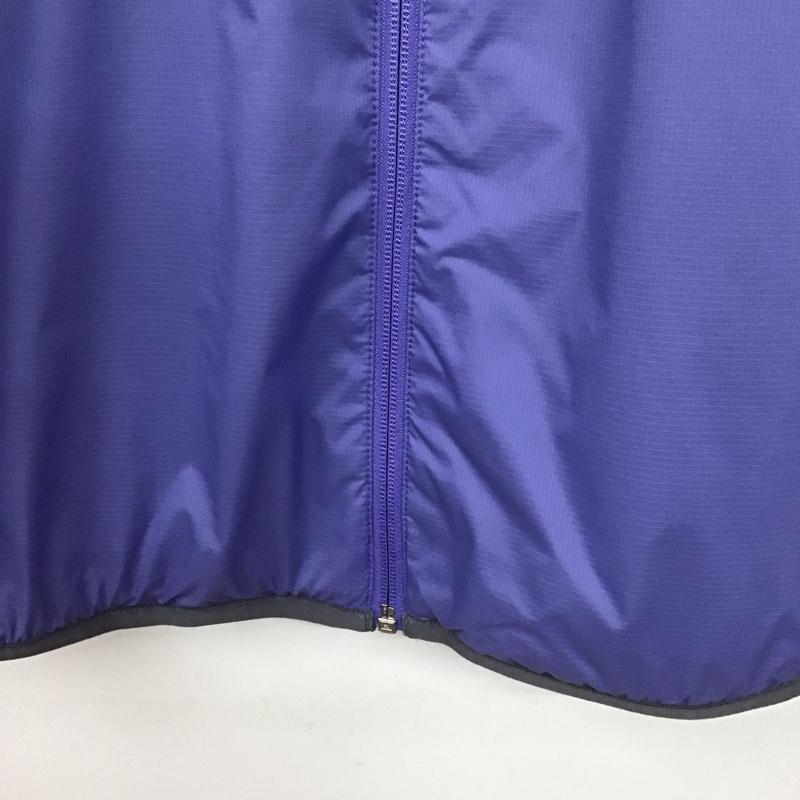 マーモット Marmot ベスト ベスト ジップアップベスト ナイロンベスト スタンドカラー L ロゴ、文字 紫 / パープル / purple メンズ USED 古着 中古 10155648